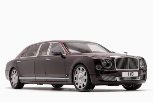 ALMOST REAL 830604 Bentley Mulsanne Grand Limousine Light Claret Over Claret