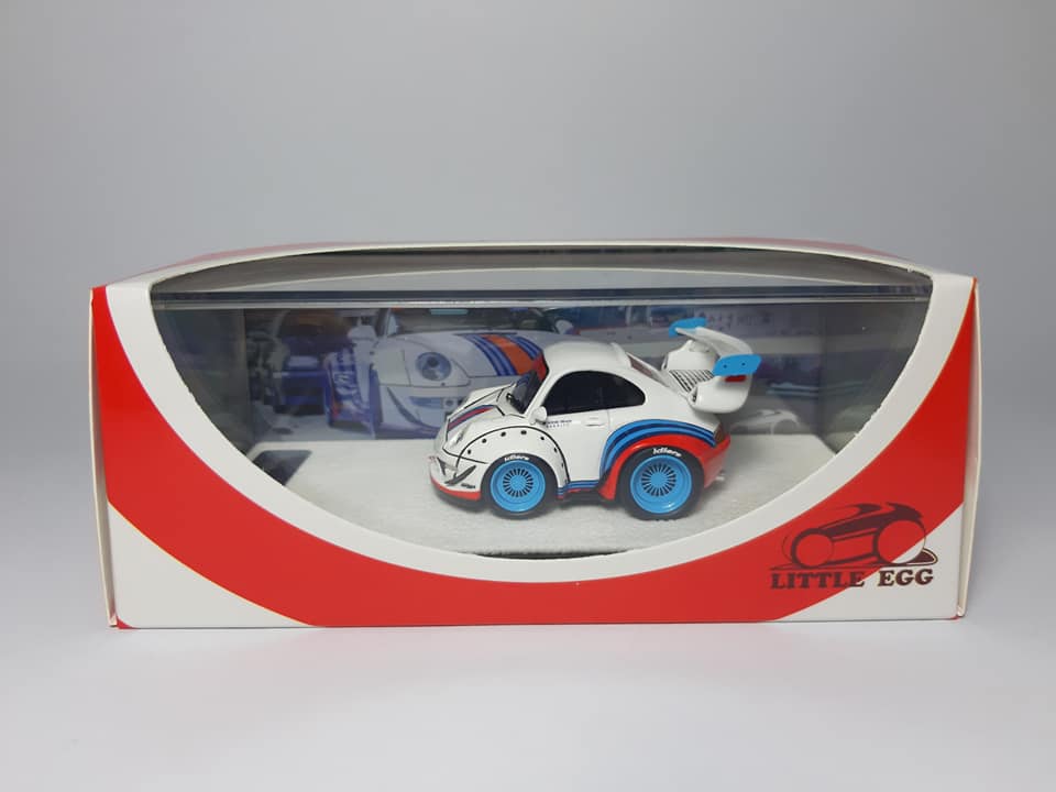 Little Egg 1/64 Q Scale RWB 993 - White (LIMITED 449pcs)