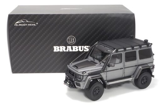 ALMOST REAL 860307  Brabus 550 Adventure Mercedes-Benz G 500 4×4² - 2017 - Monza Grey Magno 1/18  - Limited Edition 500pcs