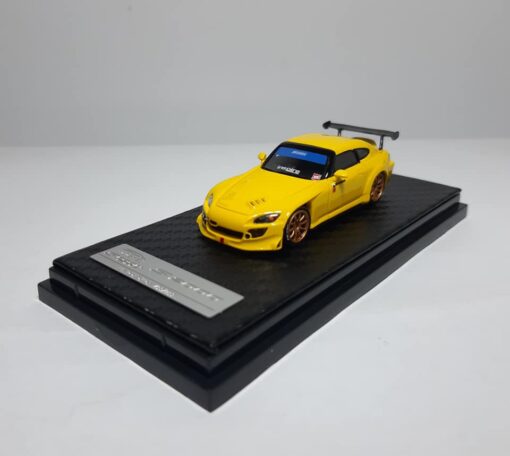 YM Model 1/64 Honda S2000 Spoon US Yellow Low Wing