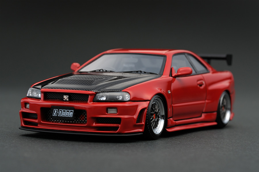 IGNITION MODEL IG0607 1/43 Nismo R34 GT-R Z-tune Red – Akids 