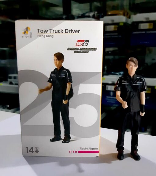 Tiny 1/18 Tow Truck Driver Figure (ATRF18031)