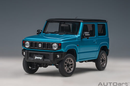 AUTOART 78502 1/18 SUZUKI JIMNY (JB64)(BRISK BLUE METALLIC / BLACK ROOF)