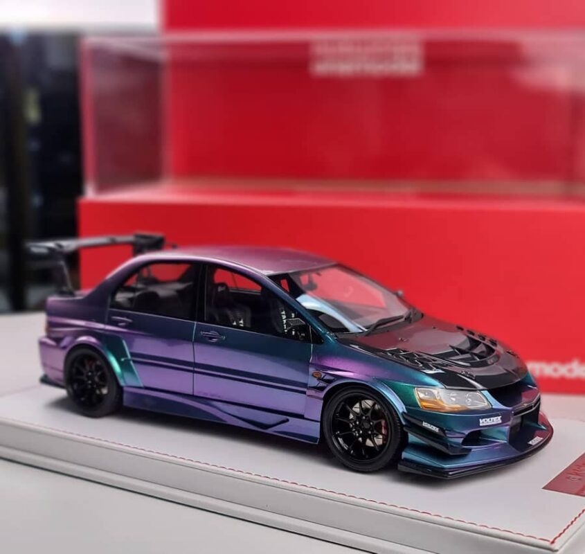 Akids Diecast Limited x OneModel 1/18 EVO III & EVO IX (Serial Number