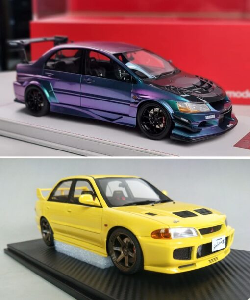 Akids Diecast Limited x OneModel 1/18 EVO III & EVO IX (Serial Number : 2/50)