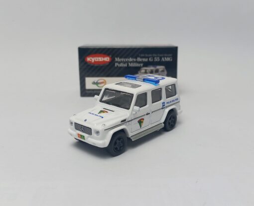 KYOSHO 1/64 MERCEDES-BENZ G 55 AMG POLISI MILITER (INDONESIA EXCLUSIVE)