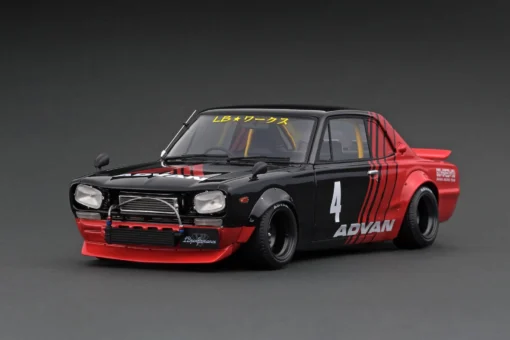 IGNITION MODEL IG2646 1/18 LB-WORKS Hakosuka 2Door Black/Red
