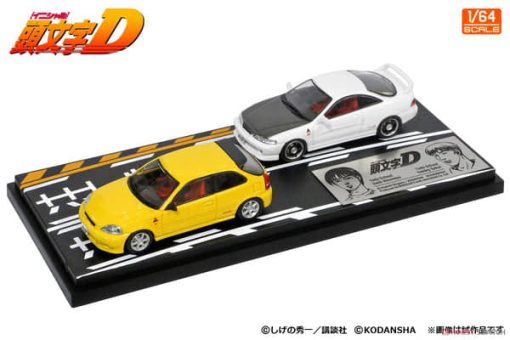Modeler’s 1/64 Initial-D Vs Series – Honda Civic (EK9) & Honda (DC2)