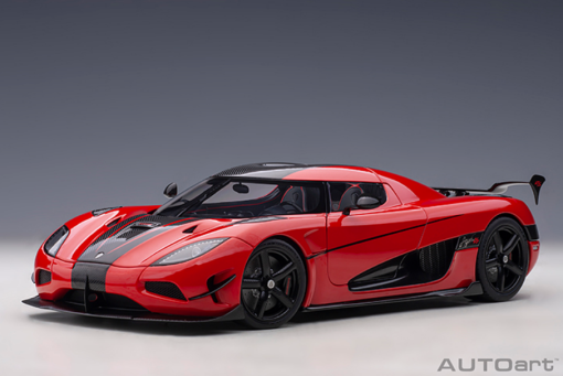 AUTOART 79022 1/18 KOENIGSEGG AGERA RS (CHILLI RED/CARBON BLACK/BLACK ACCENTS)