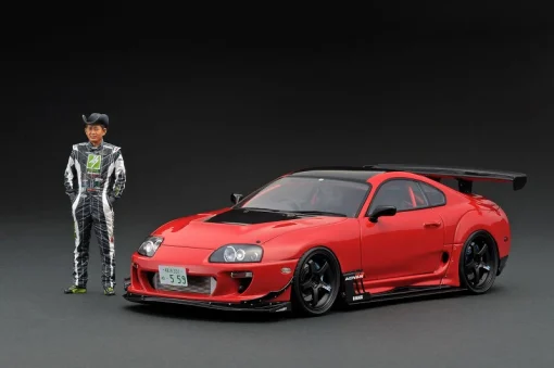 IG1350 Toyota Supra (JZA80) RZ ORIDO-STREET Ver. Red With MAX ORIDO