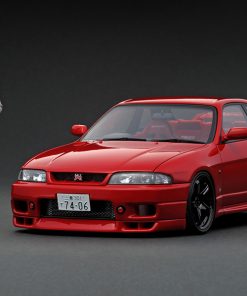 Alternative view of IG1315 1/18 Nissan Skyline GT-R (BCNR33) Matsuda Street Wine Red With Mr. Matsuda