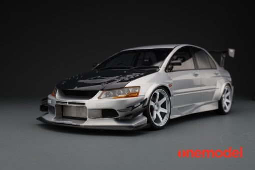 Onemodel 1/18 VOLTEX EVO IX Silver Carbon Bonnet Version