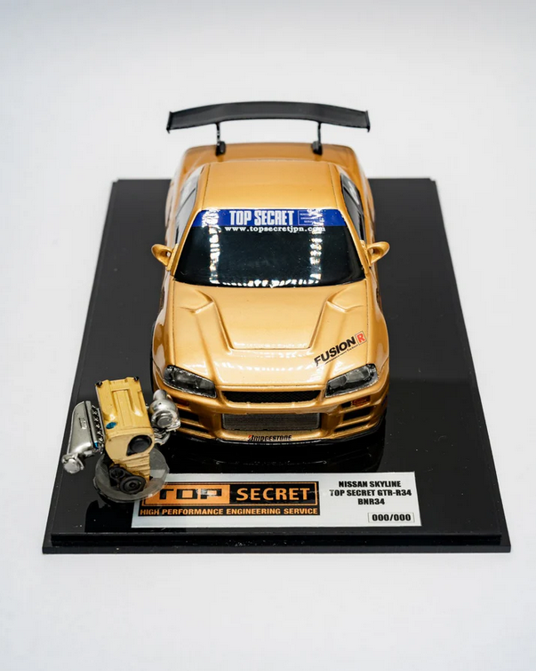 Top Secret Thailand - R34 & SUPRA MINI SD Model car with Engine - LIMITED EDITION - Image 8