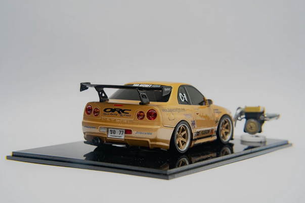 Top Secret Thailand - R34 & SUPRA MINI SD Model car with Engine - LIMITED EDITION - Image 13