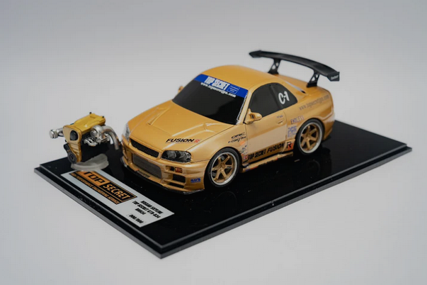 Top Secret Thailand - R34 & SUPRA MINI SD Model car with Engine - LIMITED EDITION - Image 10