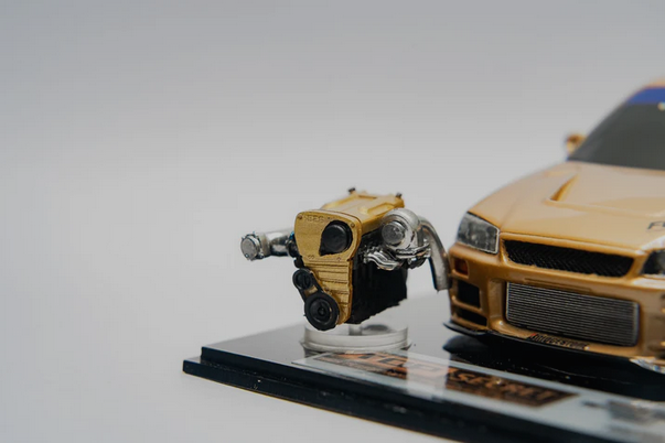 Top Secret Thailand - R34 & SUPRA MINI SD Model car with Engine - LIMITED EDITION - Image 12