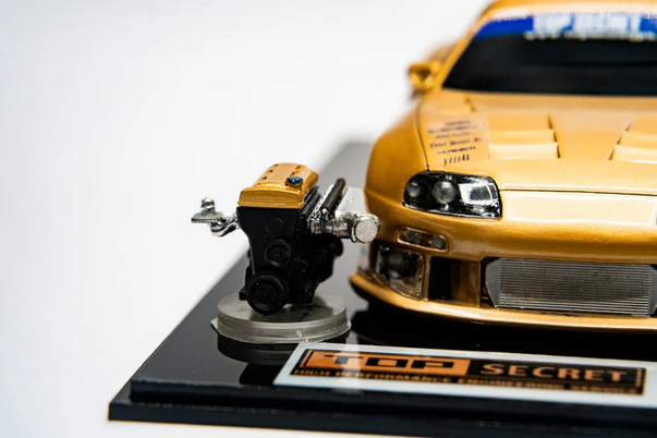 Top Secret Thailand - R34 & SUPRA MINI SD Model car with Engine - LIMITED EDITION - Image 4