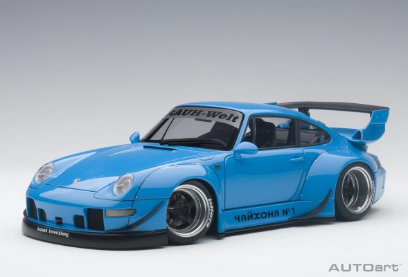 AUTOART 1/18 RWB 993 (BLUE/GUN GREY WHEELS)
