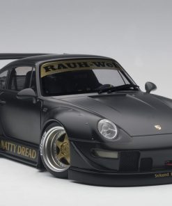 Alternative view of AUTOART 1/18 RWB 993 (MATT BLACK/GOLD WHEELS)