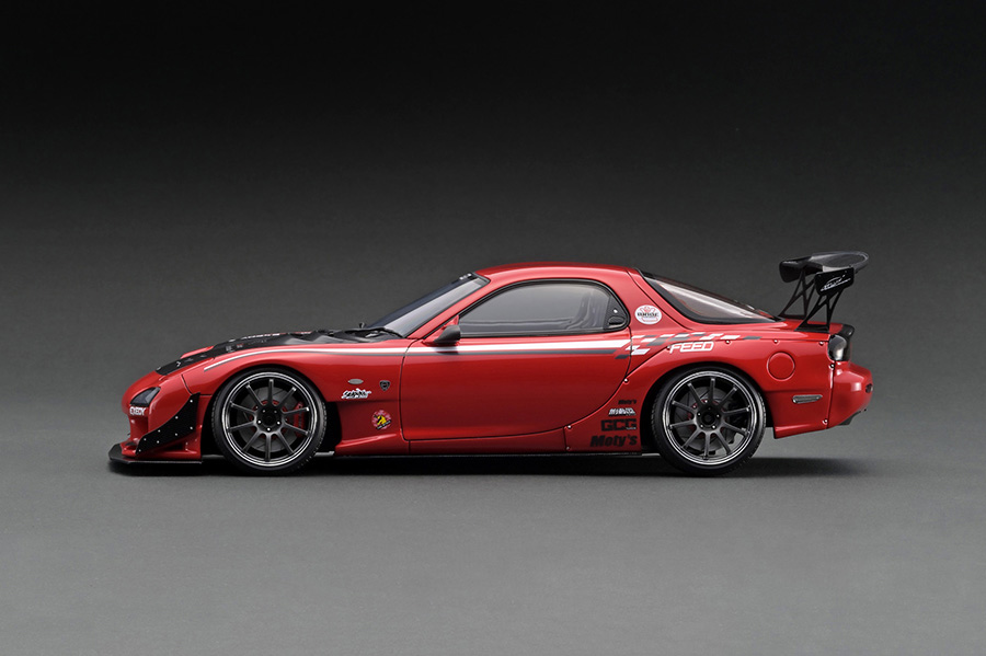 IGNITION MODEL IG2042 1/18 FEED RX-7 (FD3S) 魔王 Red - Image 2