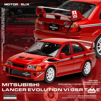 Motorhelix 1/18 Mitsubishi Lancer Evolution VI Tommi Mäkinen