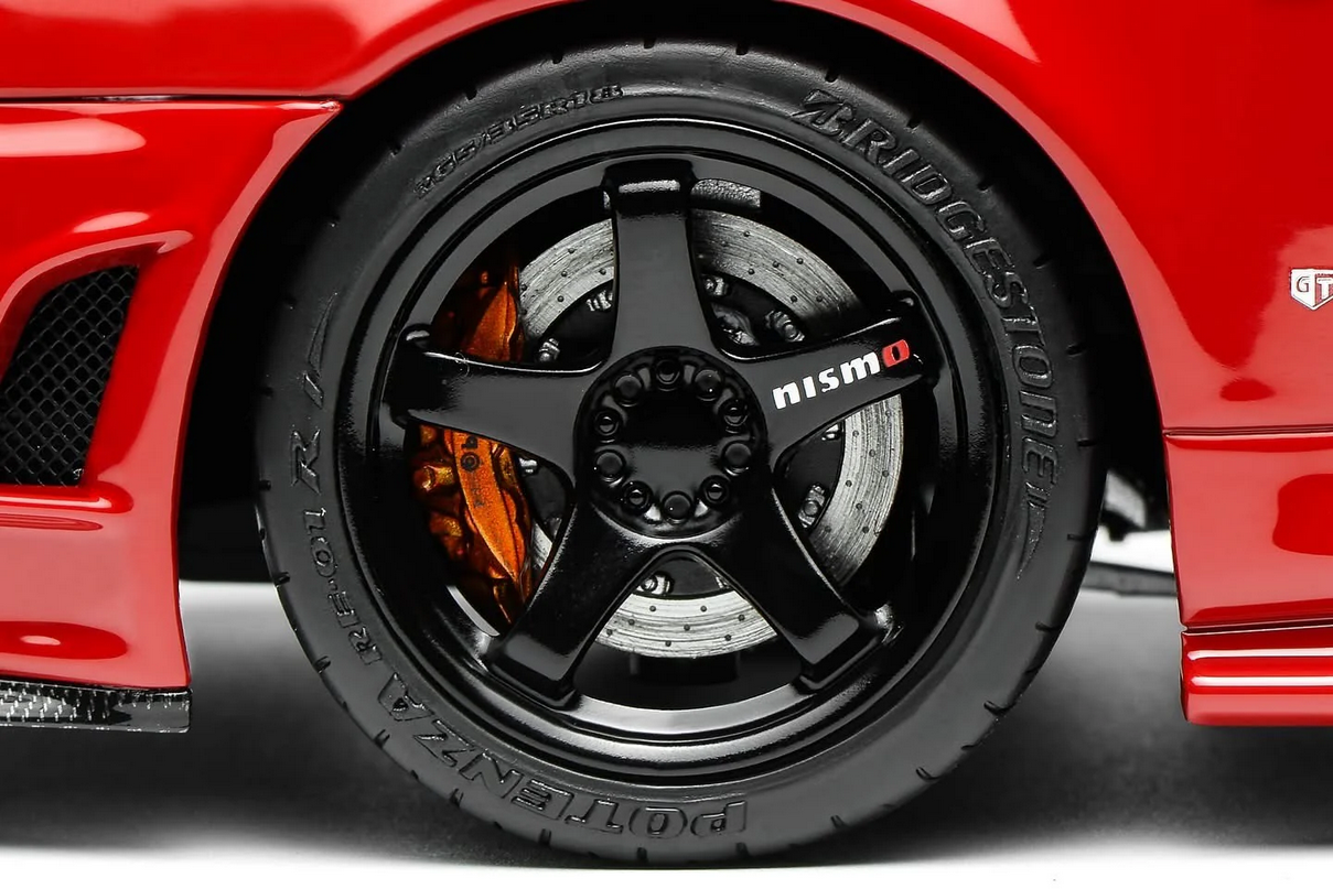 MOTORHELIX 1/18 Nissan Skyline GT-R (R34) CUSTOMIZED VERSION Red - Image 15