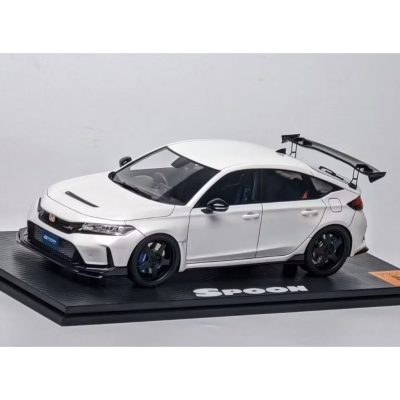PEAKO 1/18 HONDA CIVIC TYPE R (FL5) SPOON WHITE (with Motocompacto)