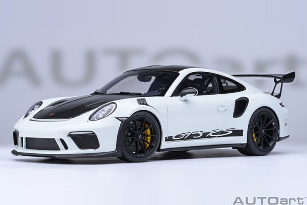 AUTOART 78176 1/18 PORSCHE 911 (991.2) GT3 RS WEISSACH PACKAGE ( WHITE )